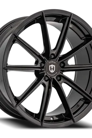 Curva C46 Wheel 20x10.5 5x115 Gloss Black 25mm Secure Checkout