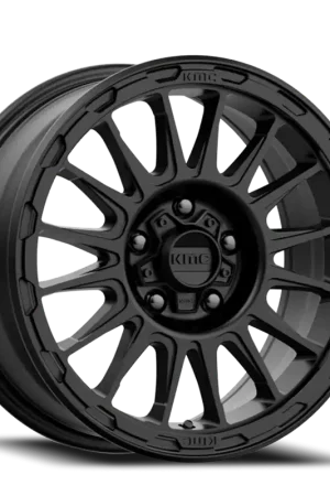 Buy Direct Kmc Km542 Impact Wheel 17x8 5x127 Satin Black 35mm - FREE T-SHIRT INCLUDED!