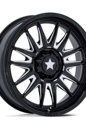 Msa Offroad M55 Commander Atv Utv Wheel 18x7 5x114.3 Gloss Black Milled 10mm MA055BE18701210 - FREE T-SHIRT INCLUDED! Latest