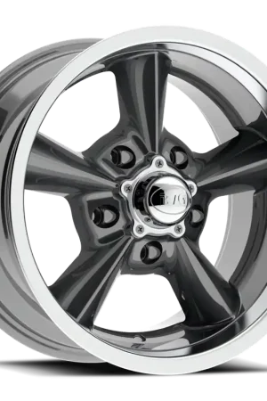Bg Rod Works Old School Wheel 20x8.5 5x120.65 Gunmetal w/ Machined Lip 7mm Professional Grade