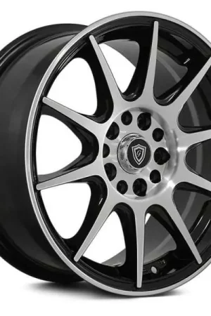 G - Line Alloys G1040 Wheel 16x7 5x100 & 5x114.3 Black Machined 35mm - FREE T-SHIRT INCLUDED! Reduced Price