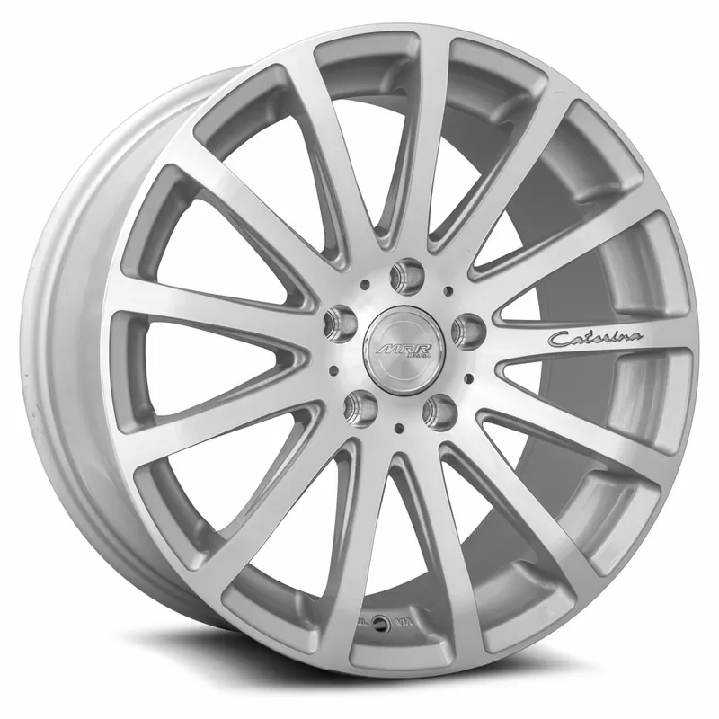No Minimum Order Mrr Hr9 Wheel 18x8.5 Blank Custom Drilled Silver Machined 20mm - FREE T-SHIRT INCLUDED!