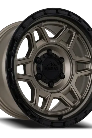 New Arrival Reika R40 - Trooper Wheel 17x8.5 6x139.7 Satin Bronze w/ Black Ring 0mm - FREE T-SHIRT INCLUDED!