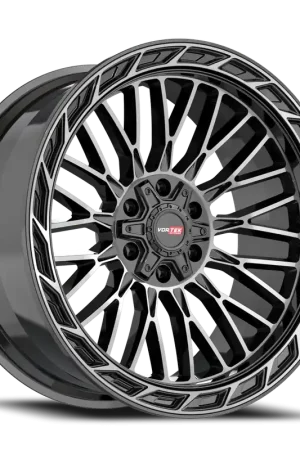 Vortek Vrp-502 Wheel 20x9 6x135 & 6x139.7 Black Diamond Cut With Dark Tint 18mm Grab Now