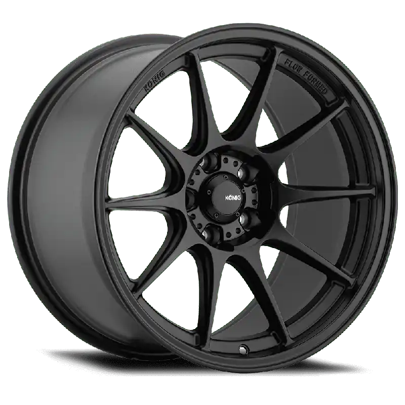 Konig 57B Dekagram Wheel 15x7.5 4x100 Semi-Matte Black 35mm Popular