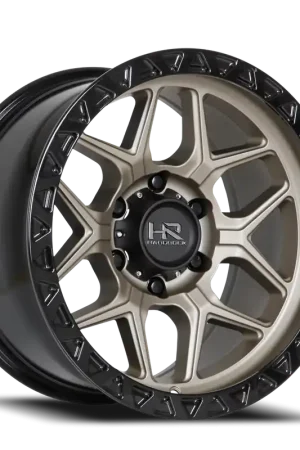 Hardrock Offroad H107 Wheel 17x9 5x127 Matte Bronze w/ Black Bead Ring -12mm Price Drop