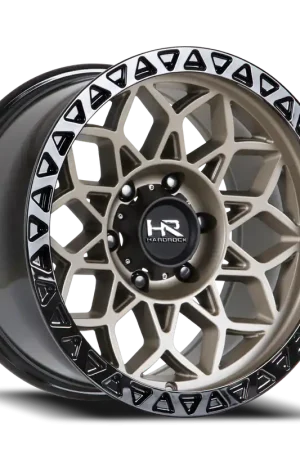 Hardrock Offroad H108 Wheel 17x9 6x139.7 Matte Bronze w/ Black Bead Ring -12mm Last Chance