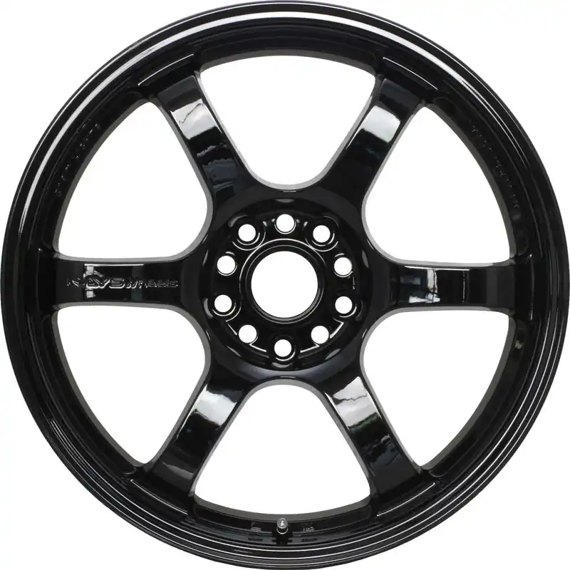 Gram Lights 57Dr Wheel 19x9.5 5x114.3 Semi Gloss Black 25mm - FREE T-SHIRT INCLUDED! Authentic