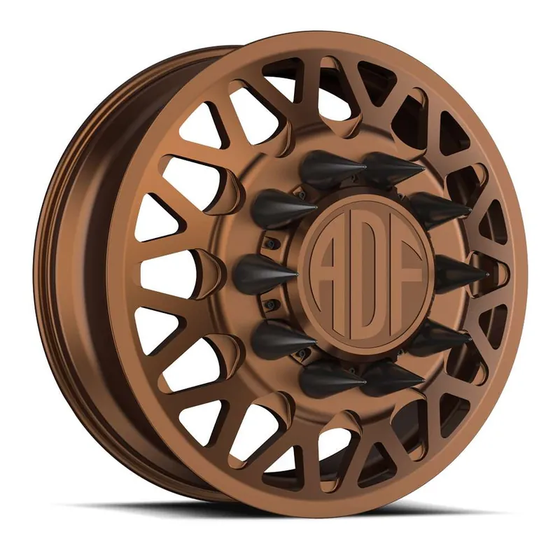 Warranty Included Adf Hot Shot Dually Wheel 20x8.25 8x210 Bronze 144mm - MINIMUM PURCHASE OF 4 - FREE T-SHIRT INCLUDED!