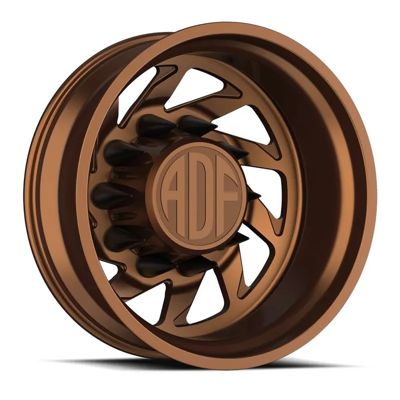 Adf Contractor Right Dually Wheel - 26x8.25 8x165.1 Bronze -156mm - MINIMUM PURCHASE OF 4 - FREE T-SHIRT INCLUDED! Exclusive Offer