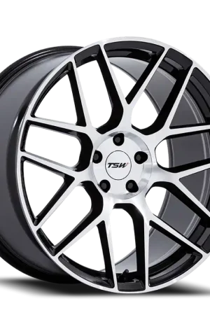 Tsw Tw002 Lasarthe Wheel 20x9 5x114.3 Gloss Black Machined 35mm - FREE T-SHIRT INCLUDED! Mega Sale