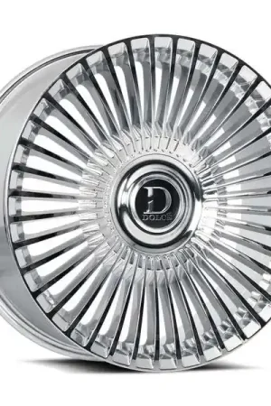 DOLCE LUXURY Trento Wheel 22x10.5 Blank Custom Drilled Chrome 25mm - FREE T-SHIRT INCLUDED! High Quality