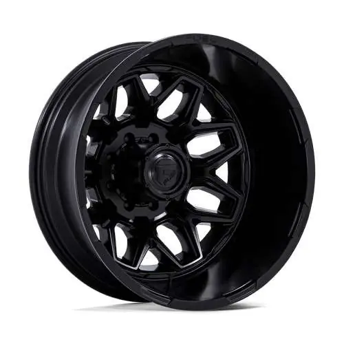 One Day Deal Fuel D871 Flux Dually Wheel 22x8.25 8x170 Blackout -201mm - MINIMUM PURCHASE OF 4 WHEELS - FREE T-SHIRT INCLUDED!