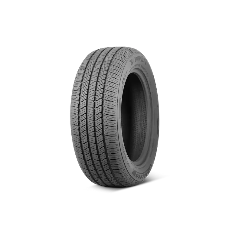 Certified Gladiator X Comp H/T Asii Tire 245/60R18 105H Black Wall - FREE ROAD HAZARD!