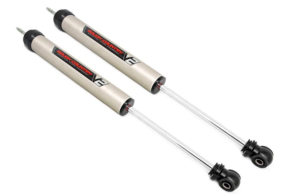 Time-Limited Rough Country V2 Front Shocks - 2-3 Inch - Ram 2500 4WD 2014-2023 DHTP 760839_A