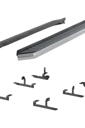 Shop Now Aries AeroTread 5" x 76" Polished Stainless Running Boards, Select Enclave, Traverse BBDR 2051030
