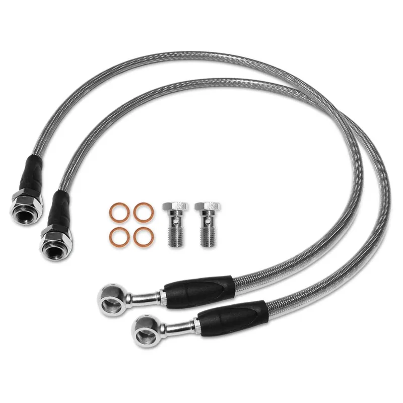 Free Returns RSO Suspension Rear Brake Lines Stainless Steel Length: 70cm-27.56in CYC 170107-408706