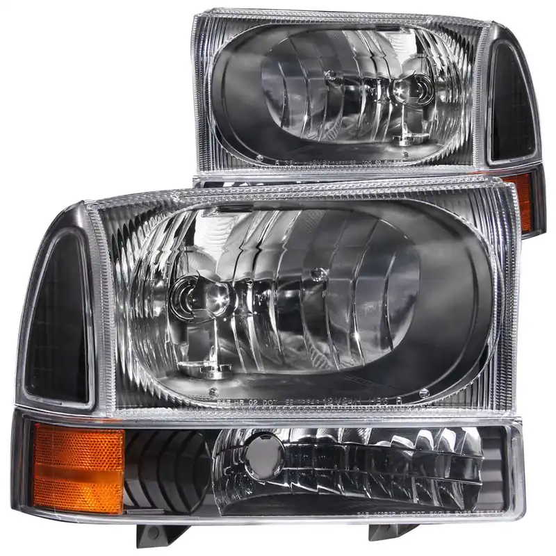 ANZO USA Crystal Headlight Set ZUKT 111080 Discount