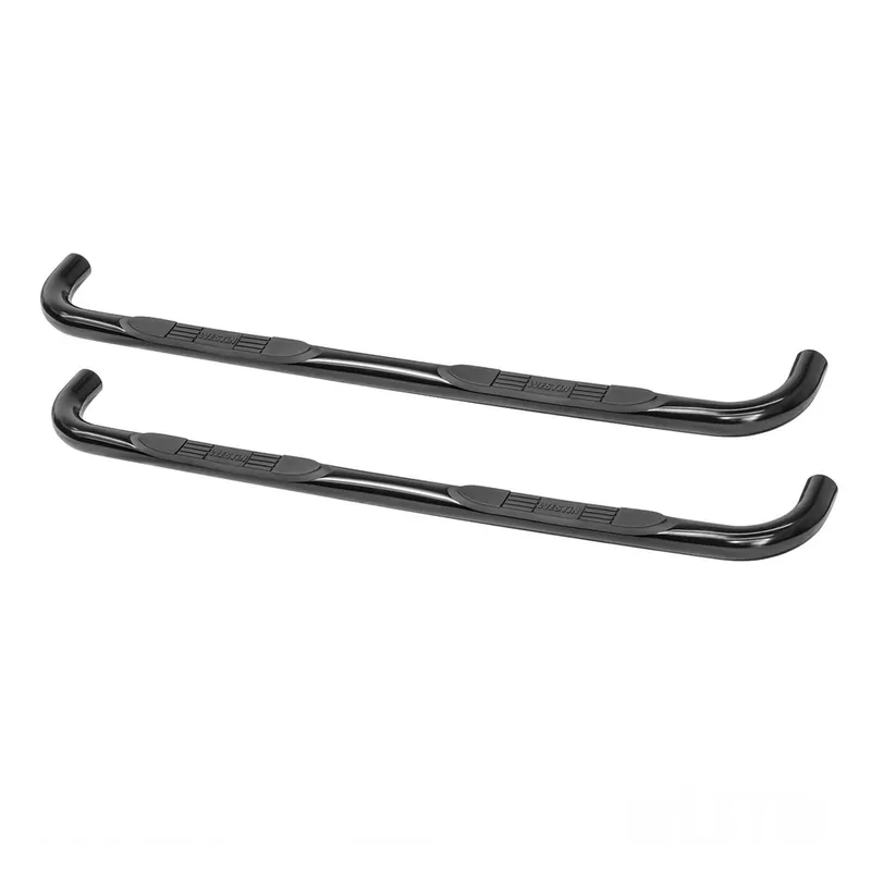 Limited Offer Westin E-Series 3 Round Nerf Step Bars. Dual Step Pad. Black. Steel. Mount Kit Included. BCTC 23-3565
