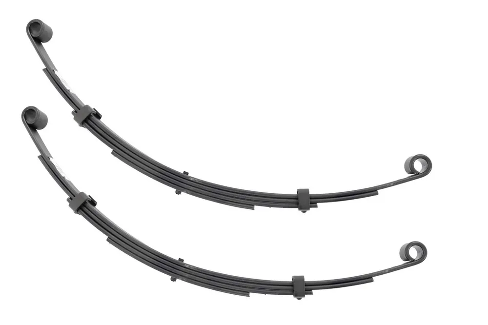 Rough Country Front Leaf Springs - 4 Inch Lift - Pair - International Scout II 4WD 1971-1980 DHTP 8045Kit Factory Price