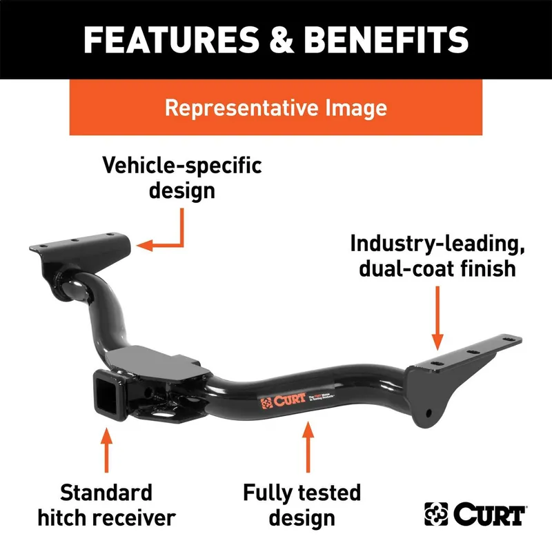Curt 13044 Class III 2 in. Receiver Hitch | Jeep Liberty New Arrival