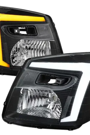 Spec-D Black Headlight with Clear Lens SPE 2LH-EQIX05JM-G3-RS Certified