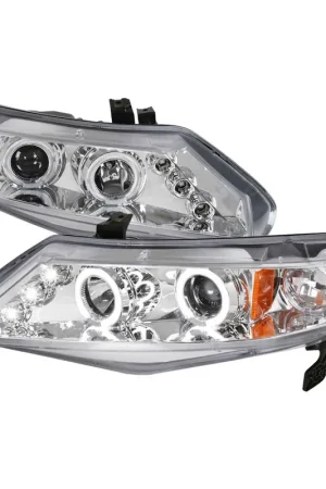 Sale Spec-D Chrome Halo Projector Headlights SPE 2LHP-CV064-TM