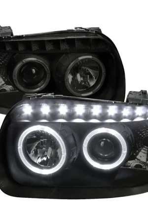 Trending Spec-D Smoked Projector Headlights w/ Black Housing SPE 2LHP-ECAP05SM-RS