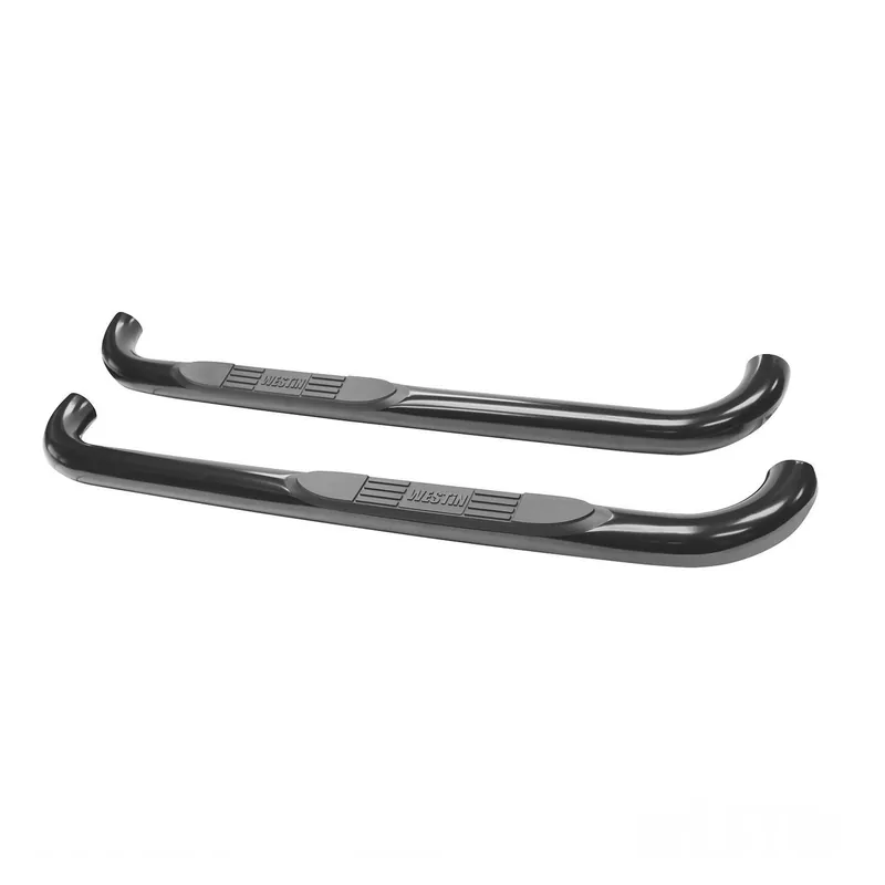 Special Discount Westin E-Series 3 Round Nerf Step Bars. Single Step Pad. Black. Steel. Mount Kit Included. Rocker Mount. BCTC 23-3265