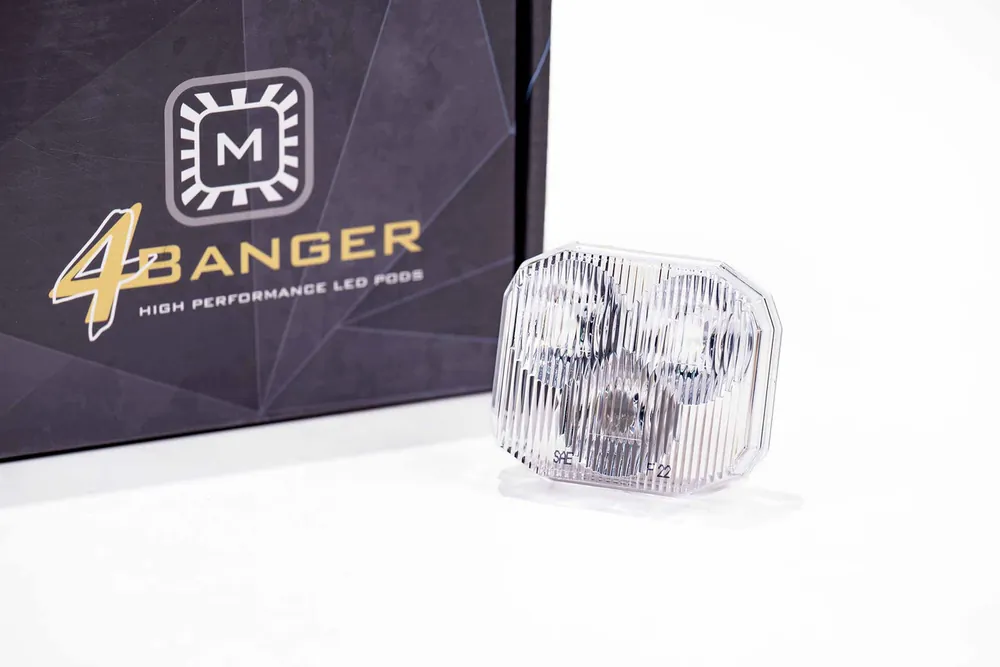 Original Morimoto Lens Only: 4Banger (White / Wide) HTMC BAF202