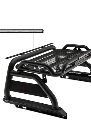 Top Rated Black Horse Off Road Atlas Roll Bar Kit GDRD ATRB6BK-KIT