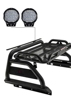 Black Horse Off Road Atlas Roll Bar Kit GDRD ATRB6BK-PL69B Authentic
