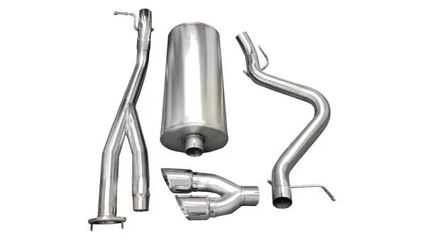 Corsa Performance Exhaust 3.0" Cat-Back Single Side Exit with Twin 4.0" Polished Pro-Series Tips COR 14279 New Release