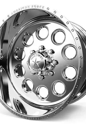 American Force Forged Wheels Big Ten F09 Polished 22x11 0mm Offset 8x180 Fresh Stock