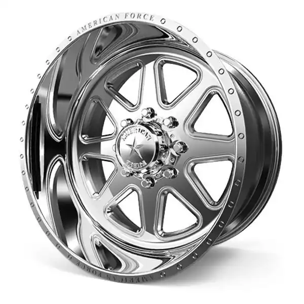 Big Sale American Force Forged Wheels Range F22 Polished 20x12 -40mm Offset 8x170