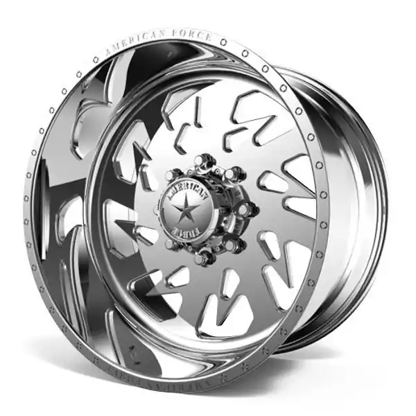 American Force Forged Wheels Sideways G14 Polished 22x12 -40mm Offset 5x127 (5x5) Weekend Sale
