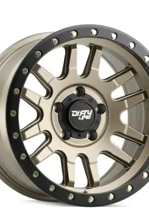 Money Back Guarantee DirtyLife Wheels Canyon Pro 9309 Satin Gold with Black Lip 17x9 -12mm Offset 5x127 (5x5) 2007-2026 Jeep Wrangler / Gladiator