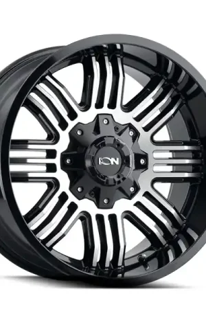 ION Alloy Wheels 144 Black Machined 20x9 18mm Offset 5x127 (5x5),5x139.7 (5x5.5) Worldwide Shipping