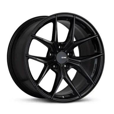 Factory Price Enkei TSR-X 20x8.5 40mm Offset 5x114.3 BK 72.6mm Bore Gloss Black - 529-285-6540BK