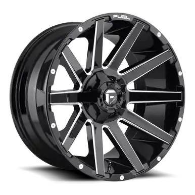 Bulk Order Fuel Off Road Model D615 CONTRA Gloss Black & Milled 20X10