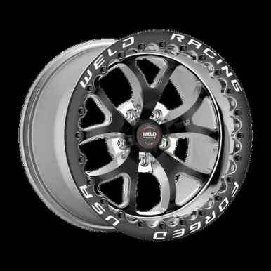 Weld S76 17x10 / 5x115mm BP / 6.7in. BS Black Wheel (High Pad) - Polished Single Beadlock MT - 76HB7100W67G Trending