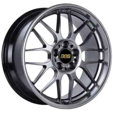 BBS RG-R 18x9.5 5x120 ET33 Diamond Black Wheel - 82mm PFS Required - RG795DBK Crafted