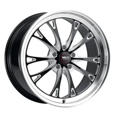Weld Belmont Beadlock 17x5 / 5x114.3 BP / ET21 BS2.15 Gloss Black MIL DIA 78.1 - S1577C067N21 Genuine