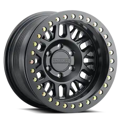 Raceline RT951B Ryno 17x9in / 8x165.1 BP / -38mm Offset / 130.8mm Bore - Satin Black Beadlock Wheel - RT951B-79080-38 Budget