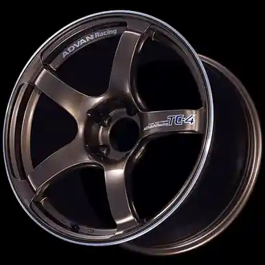 Certified Advan TC4 18x9 +35 5-114.3 Racing Umber Bronze & Ring Wheel - YAD8I35EUAR