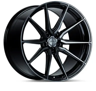 Certified Vossen HF-3 21x10.5 / 5x112 / ET42 / Deep Face / 66.5 - Double Tinted - Gloss Black - HF3-1M36