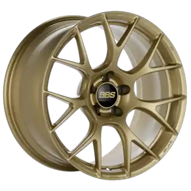 BBS RE-V7 18x9 5x114.3 ET35 Gold Wheel -82mm PFS/Clip Required - REV7024GL Hassle-Free Returns