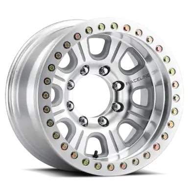Free Shipping Raceline RT233 Monster 17x9.5in / 5x127 BP / -32mm Offset / 83.82mm Bore - Machined Beadlock Wheel - RT233-79550-32