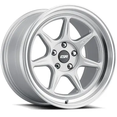 Authentic ESR Wheels CR7 18x8.5 / 5x110 BP (Custom Drill) +30 Hyper Silver