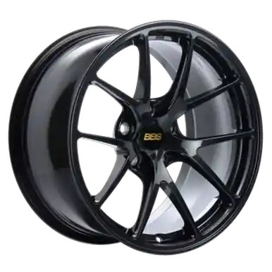 Markdown BBS RI-A 18x10.5 5x120 ET22 PFS Metallic Black Subtle Blue Flake Wheel -82mm PFS/Clip Req - RIA046BB